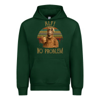 Forest Green alf alien no problem vintage Urban Hoodie - lanVoArt