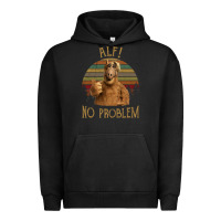 Pigment Black alf alien no problem vintage Urban Hoodie - lanVoArt