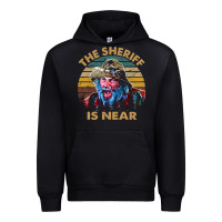 Black the sheriff is near blazing art saddles do it vintage gift for fans Urban Hoodie - lanVoArt