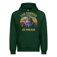 Forest Green the sheriff is near blazing art saddles do it vintage gift for fans Urban Hoodie - lanVoArt