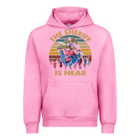 Fuchsia Pink the sheriff is near blazing art saddles do it vintage gift for fans Urban Hoodie - lanVoArt