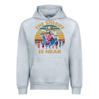 Heather Grey the sheriff is near blazing art saddles do it vintage gift for fans Urban Hoodie - lanVoArt