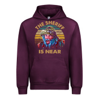 Mauve Wine the sheriff is near blazing art saddles do it vintage gift for fans Urban Hoodie - lanVoArt