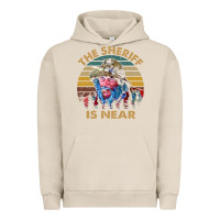 Pigment French Oak the sheriff is near blazing art saddles do it vintage gift for fans Urban Hoodie - lanVoArt