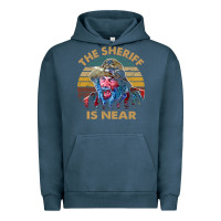 Pigment Midnight Navy the sheriff is near blazing art saddles do it vintage gift for fans Urban Hoodie - lanVoArt