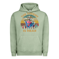 Pigment Oil Green the sheriff is near blazing art saddles do it vintage gift for fans Urban Hoodie - lanVoArt