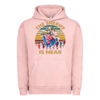Pigment Salmon the sheriff is near blazing art saddles do it vintage gift for fans Urban Hoodie - lanVoArt