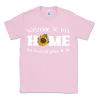 Bubblegum Pink welcome to our Home Sunflower Classic Tee - Bettercallsaul