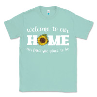 Seafoam welcome to our Home Sunflower Classic Tee - Bettercallsaul