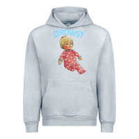 Heather Grey drowsy doll Urban Hoodie - lanVoArt
