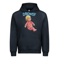 Navy drowsy doll Urban Hoodie - lanVoArt