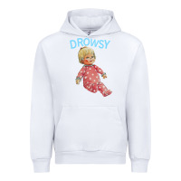 White drowsy doll Urban Hoodie - lanVoArt
