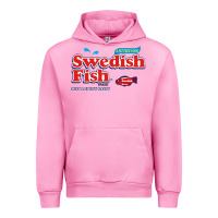 Fuchsia Pink swedish fish Urban Hoodie - lanVoArt