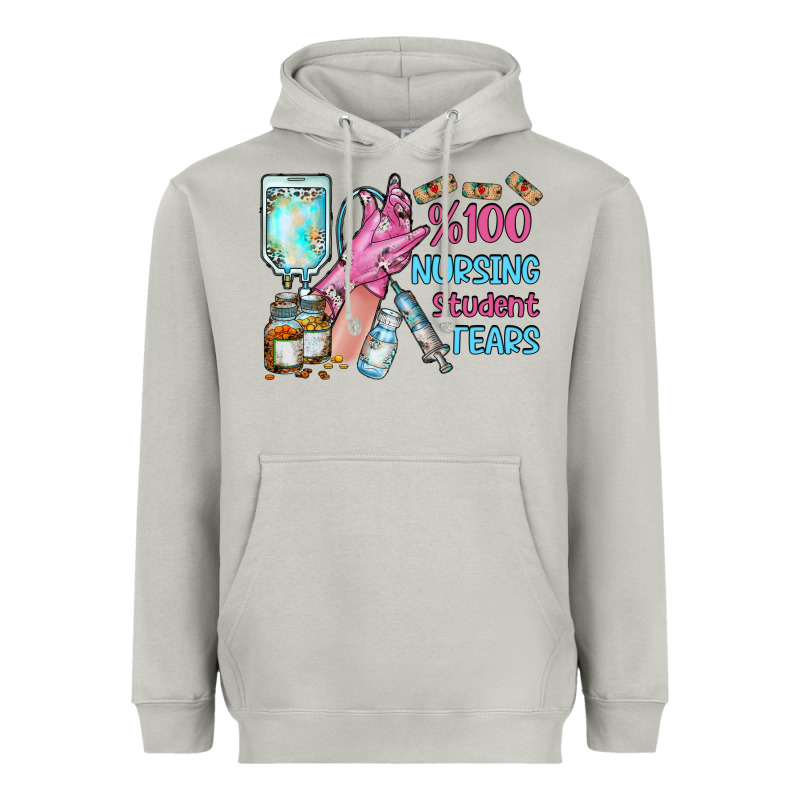 Nursing Student Tears Heavyweight Hoodie by RacoonDesign | Teevron
