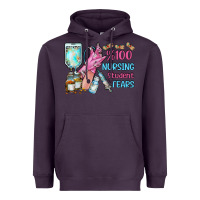 Plum nursing student tears Heavyweight Hoodie - RacoonDesign