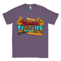 Lavender blessed teacher Classic Tee - RanaPortraitStore