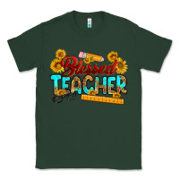 Sports Green blessed teacher Classic Tee - RanaPortraitStore