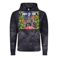 Cloud Black born to ride Vintage Hoodie - TumblerDesignByShophia