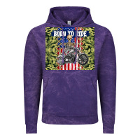 Cloud Purple born to ride Vintage Hoodie - TumblerDesignByShophia