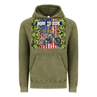 Vintage Olive born to ride Vintage Hoodie - TumblerDesignByShophia