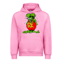 Fuchsia Pink ratfink Urban Hoodie - lanVoArt