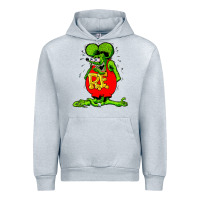 Heather Grey ratfink Urban Hoodie - lanVoArt