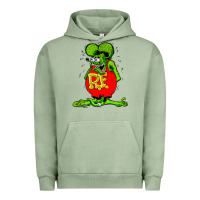 Pigment Oil Green ratfink Urban Hoodie - lanVoArt