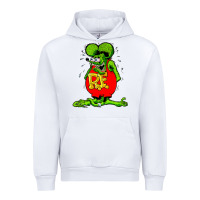 White ratfink Urban Hoodie - lanVoArt