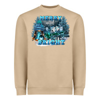 Mushroom merry and bright Heavyweight Sweatshirt - FaDigitalArtStudio