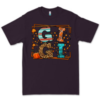 Plum Fall Autumn Leopard Gigi Premium Tee - LillyAllenDesigns