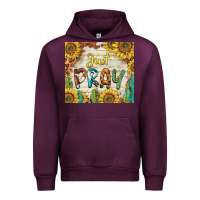Mauve Wine just pray Urban Hoodie - BarkalooDesign