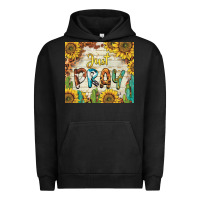 Pigment Black just pray Urban Hoodie - BarkalooDesign