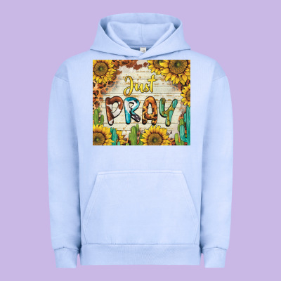 Just Pray Urban Hoodie Designed By Barkaloodesign