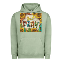 Pigment Oil Green just pray Urban Hoodie - BarkalooDesign