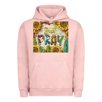 Pigment Salmon just pray Urban Hoodie - BarkalooDesign
