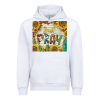White just pray Urban Hoodie - BarkalooDesign