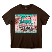 Chocolate Brown sassy just like my mama Heavy Core Tee - JahusDesignShop