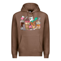 Chestnut Nurse Coffee Cups Premium Hoodie - FaDigitalArtStudio