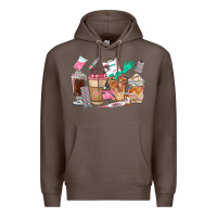 Coffee Nurse Coffee Cups Premium Hoodie - FaDigitalArtStudio
