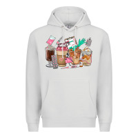 Dove Grey Nurse Coffee Cups Premium Hoodie - FaDigitalArtStudio