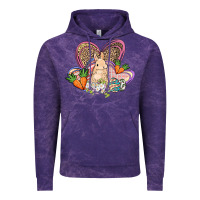 Cloud Purple Easter heart Easter Day Vintage Hoodie - HowdyJamesFarm