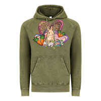 Vintage Olive Easter heart Easter Day Vintage Hoodie - HowdyJamesFarm