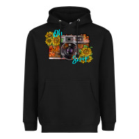 Black oh snap Heavyweight Hoodie - RacoonDesign