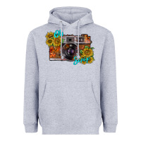 Heather Grey oh snap Heavyweight Hoodie - RacoonDesign