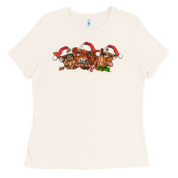 Bone christmas red angus cows Ladies Tee - LillyAllenDesigns
