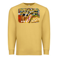 Antique Gold feed me street food and tell me im pretty Premium Sweatshirt - RacoonDesign