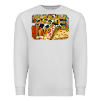 Dove Grey feed me street food and tell me im pretty Premium Sweatshirt - RacoonDesign
