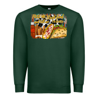 Sports Green feed me street food and tell me im pretty Premium Sweatshirt - RacoonDesign