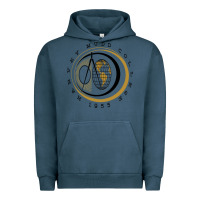 Pigment Midnight Navy harvey mudd college 1955 Urban Hoodie - lanVoArt