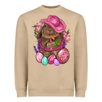 Mushroom Cowboy Rabbit Easter Heavyweight Sweatshirt - BundleAndBundleShop